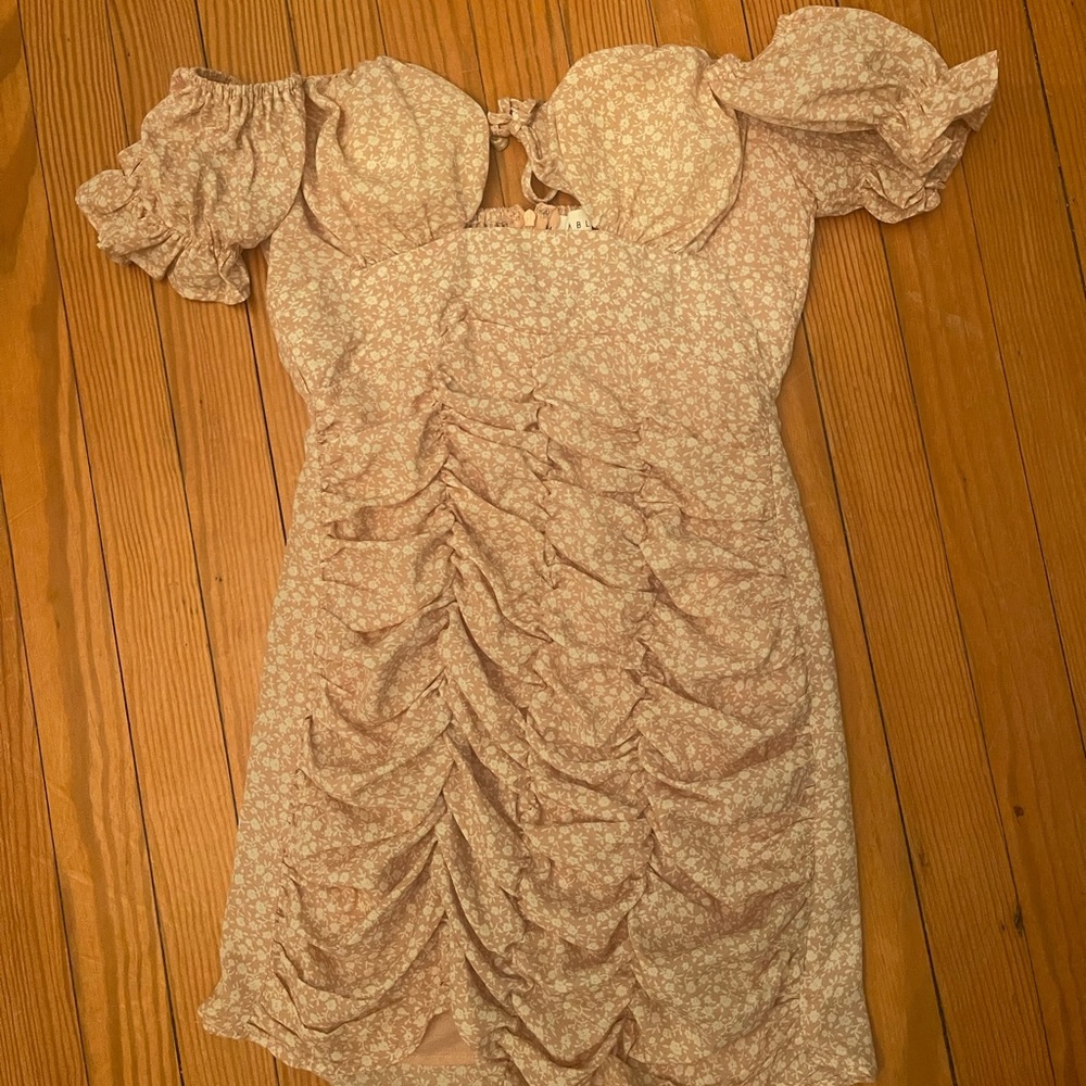 MABLE pink and white dress. So cute